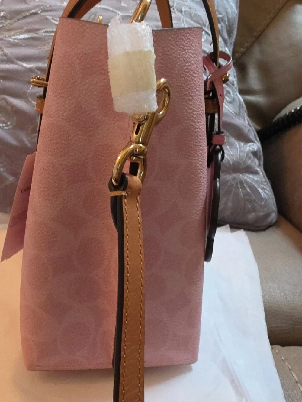 Coach Powder Pinl Molly Handbag